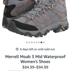 Merrell Moab Mid Waterproof Hiking Boot - Women’s
